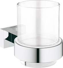 Стакан Grohe Essentials Cube с держателем 40755001