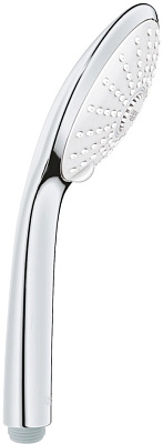 Душевая лейка Grohe Euphoria Massage 110 III расход 9,5 л/мин 27239001, хром (белая душевая поверхность)