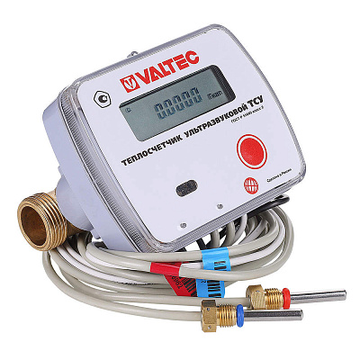 Теплосчётчик ультразвуковой VALTEC TCY-15.06.0.0.MK.G, Ду15, без интерфейса, 0,6 м3/час (на подающий тр.) Теплосчётчик ультразвуковой VALTEC TCY-15.06.0.0.MK.G, Ду15, без интерфейса, 0,6 м3/час (на подающий тр.)
