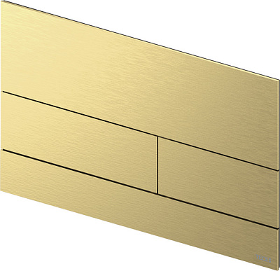 Панель смыва TECE square II, металл, PVD Brushed Gold Optic Панель смыва TECE square II, металл, PVD Brushed Gold Optic