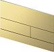 Панель смыва TECE square II, металл, PVD Brushed Gold Optic