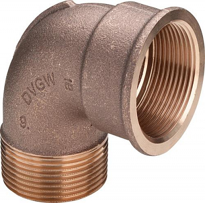 Отвод Viega 90 бронза Rp-резьба 3092 1 1/4 x 1 1/4 264109 Отвод Viega 90 бронза Rp-резьба 3092 1 1/4 x 1 1/4 264109