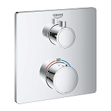 Встраиваемый смеситель Grohe Grohtherm Термостатический, верхний-ручной душ, хром