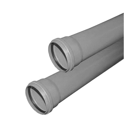 Труба для внутренней канализации Valfex OPTIMA D110 с раструбом L=2 м (110x2000)