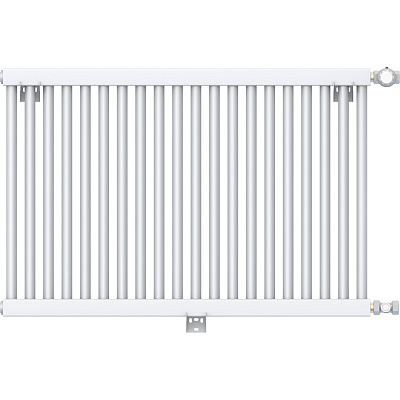 Стальной трубчатый радиатор отопления Rommer RST 1050/36 боковое подключение RAL9016