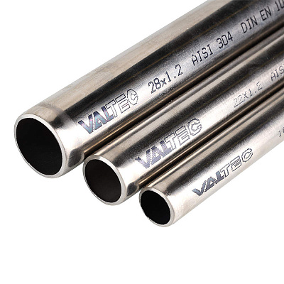 Труба VALTEC из нержавеющей стали, 35 x 1,5 мм, 4 метра (VTi.900.304L.3515R) Труба VALTEC из нержавеющей стали, 35 x 1,5 мм, 4 метра (VTi.900.304L.3515R)