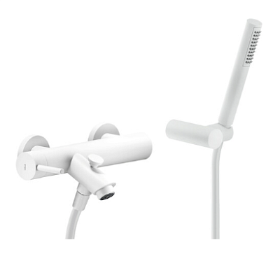 Смеситель для ванны Nobili Live Polar white белый LV00110WM