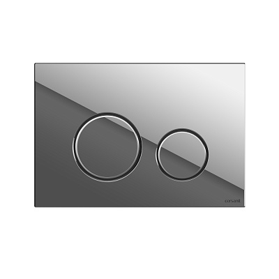 Кнопка смыва Cersanit TWINS для LINK PRO/VECTOR/LINK/HI-TEC пластик хром глянцевый Кнопка смыва Cersanit TWINS для LINK PRO/VECTOR/LINK/HI-TEC пластик хром глянцевый