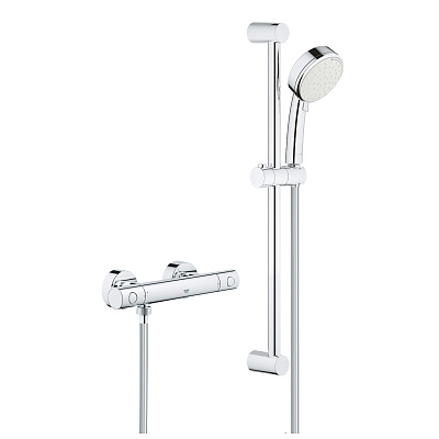Душевой гарнитур Grohe Tempesta Cosmopolitan со смесителем Grohtherm 800 Cosmopolitan Душевой гарнитур Grohe Tempesta Cosmopolitan со смесителем Grohtherm 800 Cosmopolitan