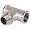 Тройник Stout ВНВ никелированный 1x1x1, арт. SFT-0065-000111