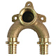 Угольник настенный Stout проточный 20x1/2 бронзовый, SFA-0040-002012
