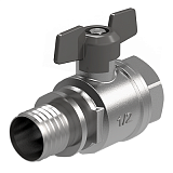 Кран шаровый Royal Thermo с аксиальным соединением вн. 16x1/2