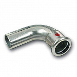 Отвод Sanha 24001A, 90 гр. ВПр-НПр, углеродистая сталь, 22