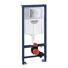 Система инсталляции Grohe Rapid SL для подвесного унитаза с панелью Arena Cosmopolitan
