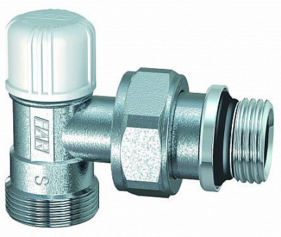Вентиль FAR запорный угловой 1/2 ВР, EPDM (аналог FV 1200 12)