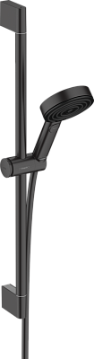 Душевой набор Hansgrohe Pulsify Select 105 3jet Relaxation cо штангой 65см, матовый черный 24160670