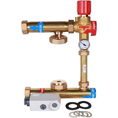 Насосно-смесительный узел Stout ISOTHERM 30-50 градусов C, без насоса.