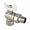 Кран шаровой VALTEC Base с полусгоном 3/4 ВН, белый