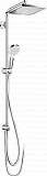 Душевая колонна без смесителя Hansgrohe Crometta Е 240 1jet Showerpipe Reno EcoSmart 27289000