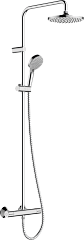 Душевая система Hansgrohe Showerpipe 200 1jet с термостатом Vernis Blend, хром 26276000