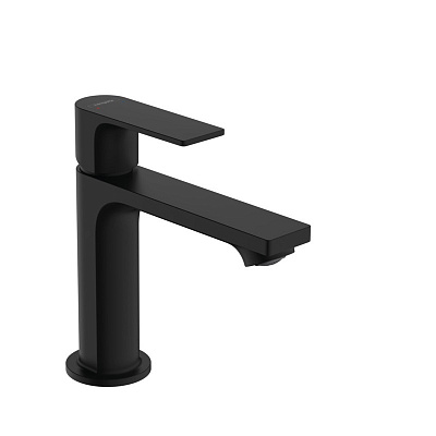 Смеситель для раковины Hansgrohe Rebris E 110, матовый черный 72557670