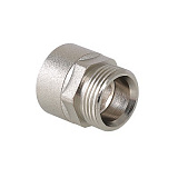 Переходник VALTEC 1/2 дюйма х 3/4 внутренняя-наружная резьба, никелированная латунь