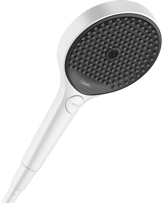 Ручной душ Hansgrohe Rainfinity 130 3jet EcoSmart 8,5 л/мин 26865700, матовый белый