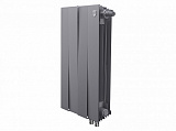 Биметаллический секционный радиатор отопления Royal Thermo Pianoforte Silver Satin 500 / 4 секции нижнее правое подключение