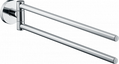 Полотенцедержатель двойной Hansgrohe Logis 40512000 Полотенцедержатель двойной Hansgrohe Logis 40512000