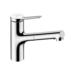 Смеситель для кухни Hansgrohe Zesis M33 150, с вытяжным душем, хром