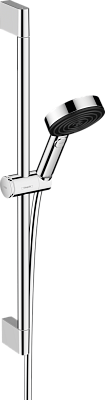 Душевой набор Hansgrohe Pulsify Select 105 3jet Relaxation cо штангой 65 см, хром 24160000