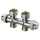 Узел запорно-присоединительный Oventrop Multiflex FQ для приборов с G 3/4 НР, G 3/4 НГ x G 3/4 НР, проходной