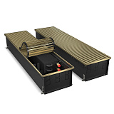 Внутрипольный конвектор с естественной конвекцией Royal Thermo 190/300/1400-RG-U-LB