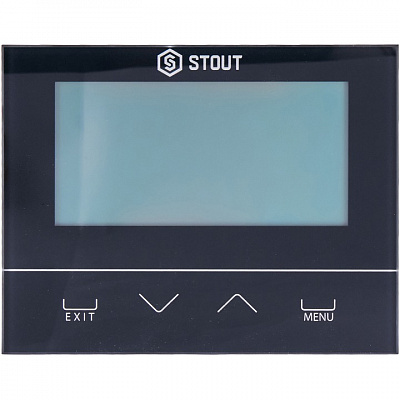 Комнатный терморегулятор Stout ST-292v3, проводной, двухпозиционный, черный (STE-0101-029232) Комнатный терморегулятор Stout ST-292v3, проводной, двухпозиционный, черный (STE-0101-029232)