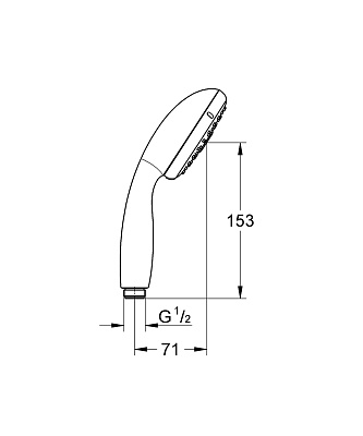 Душевая лейка Grohe New Tempesta 28419002