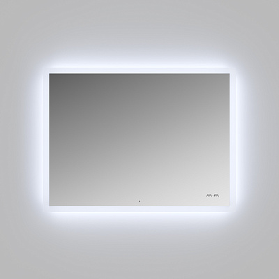 Зеркало настенное AM.PM Spirit 2.0 с LED-подсветкой и системой антизапотевания, ИК-сенсор, 80 см