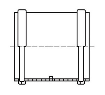 Муфта двухраструбная Rehau 40 (арт. 11231441001)