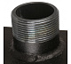 Стальной распределительный коллектор Rommer 4(5) отопительных контура 1 1/2 x 1 1/2
