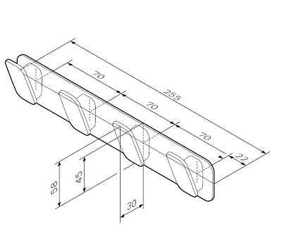 Набор крючков для полотенец AM.PM Inspire 2.0 A50A35900