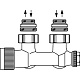 Узел нижнего подключения Oventrop Multiblock T 1/2x3/4 угловой, с преднастройкой