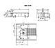 Внутрипольный конвектор с естественной конвекцией Techno Power KVZ 300-105-1400
