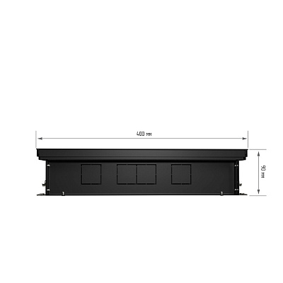 Внутрипольный конвектор с естественной конвекцией Royal Thermo 90/400/2400-DG-U-DB