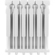 Алюминиевый секционный радиатор отопления Rommer Plus 500 / 8 секций