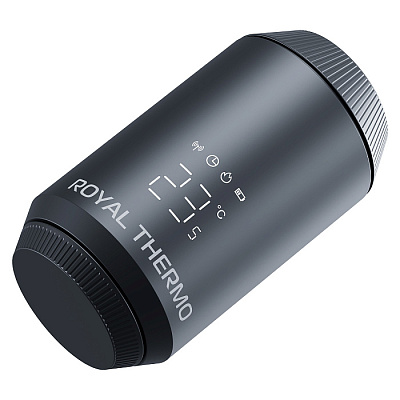 Термостат электронный Royal Thermo SMART HEAT 2.0, 5-30, М30х1,5 черный (RATESH23015BL)