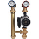 Насосная группа Stout DN25 (1 ) для твердотопливных котлов, с насосом Grundfos UPSO 25-65