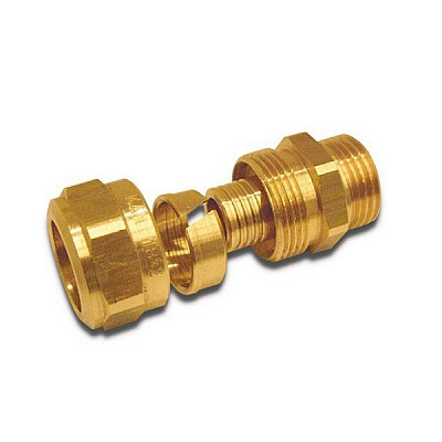 Соединитель KAN-therm свинчиваемый с наружной резьбой, 32х4,4 G1 НР