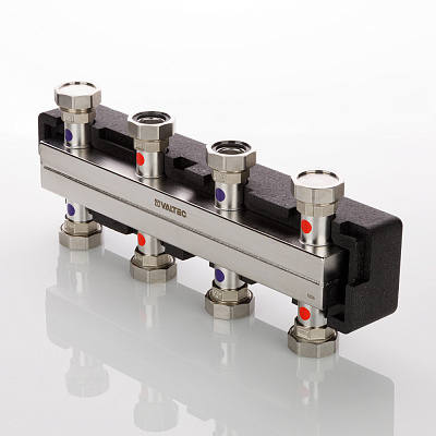 Коллектор VALTEC Varimix INOX на 8 выходов (VT.VAR30.SS.0808)