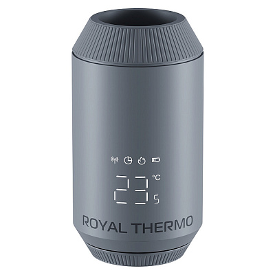 Термостат электронный Royal Thermo SMART HEAT 2.0, 5-30, М30х1,5 серебро (RATESH23015SS)