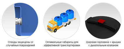 Емкость ЭкоПром КАС 5000 литров TR