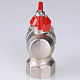 Кран шаровой VALTEC угловой с накидной гайкой 1/2 ВН-ВН (короткий)